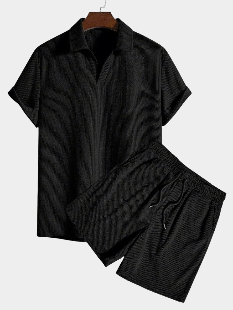 Cliff™ - Short Sleeve Comfort Polo Shirt & Shorts