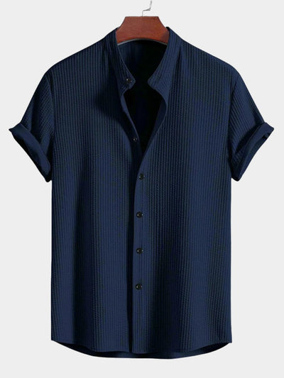 Edison™ - Ribbed Summer Collar Shirt