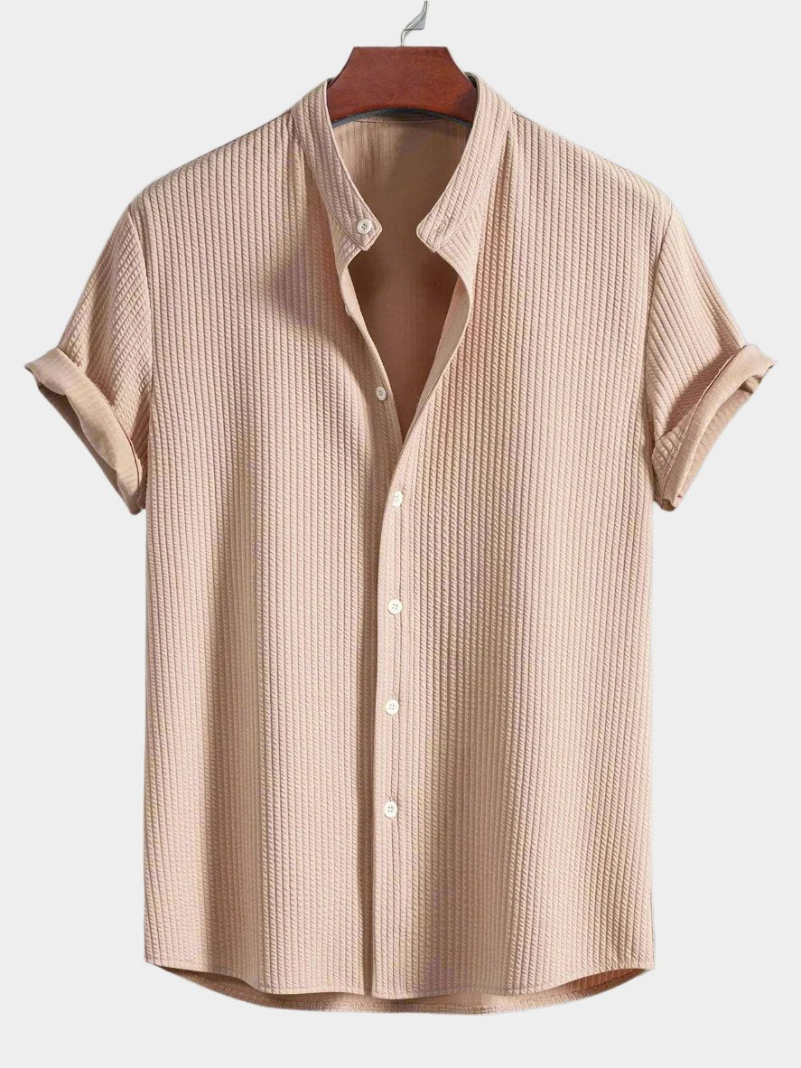 Edison™ - Ribbed Summer Collar Shirt