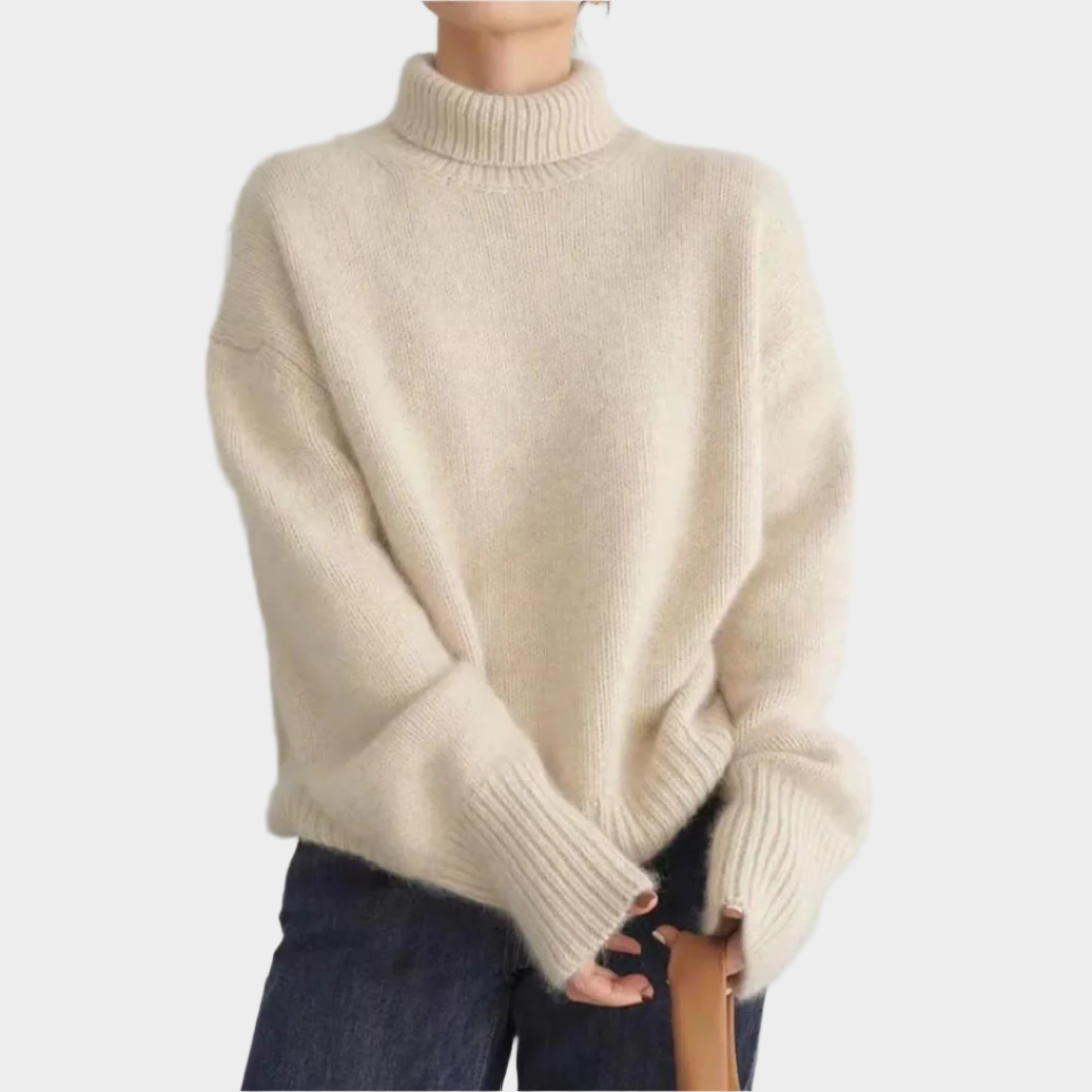 Milena™ - Comfortable Knitted High-Neck Jumper