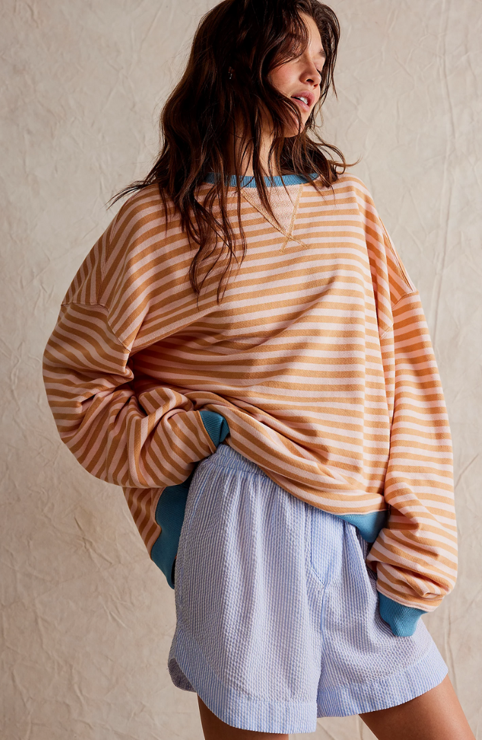 Athena™ -  Striped Oversized Jumper