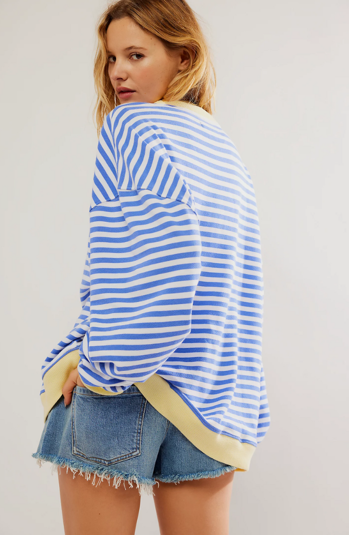 Athena™ -  Striped Oversized Jumper