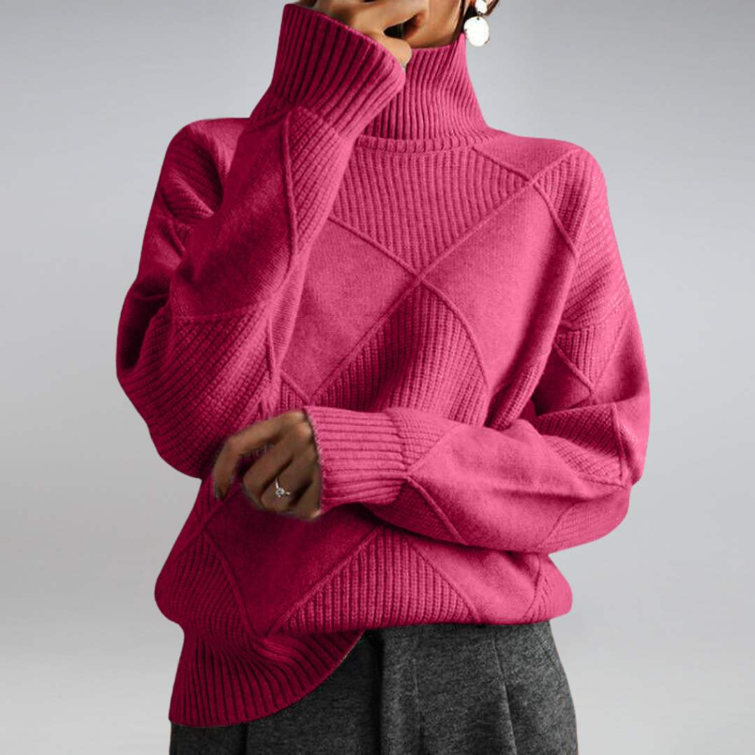 Lira™ - Soft High Neck Jumper