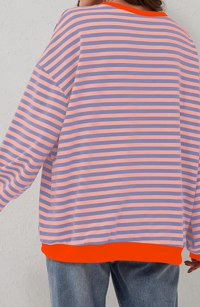 Athena™ -  Striped Oversized Jumper