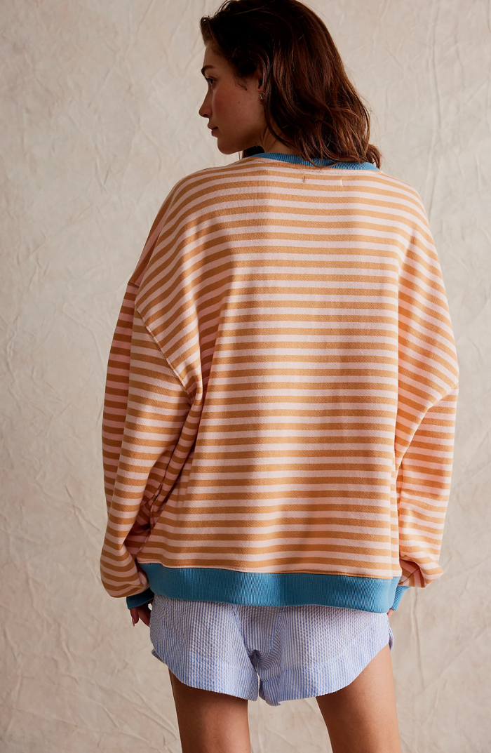 Athena™ -  Striped Oversized Jumper