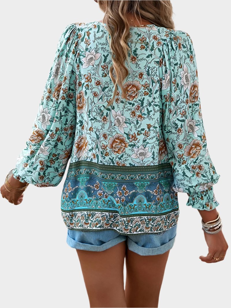 Leila™ - Floral Comfy Blouse