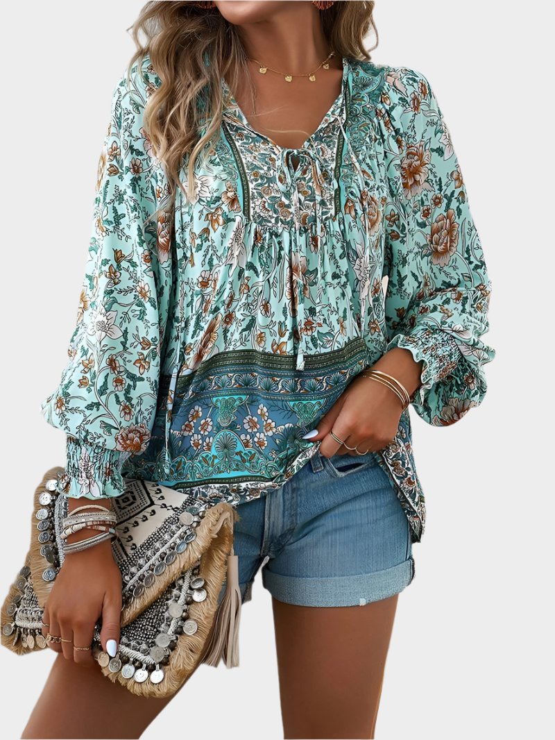 Leila™ - Floral Comfy Blouse