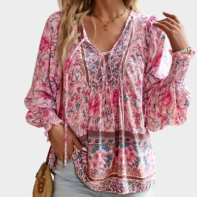 Leila™ - Floral Comfy Blouse