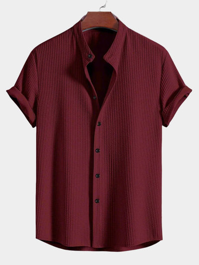 Edison™ - Ribbed Summer Collar Shirt