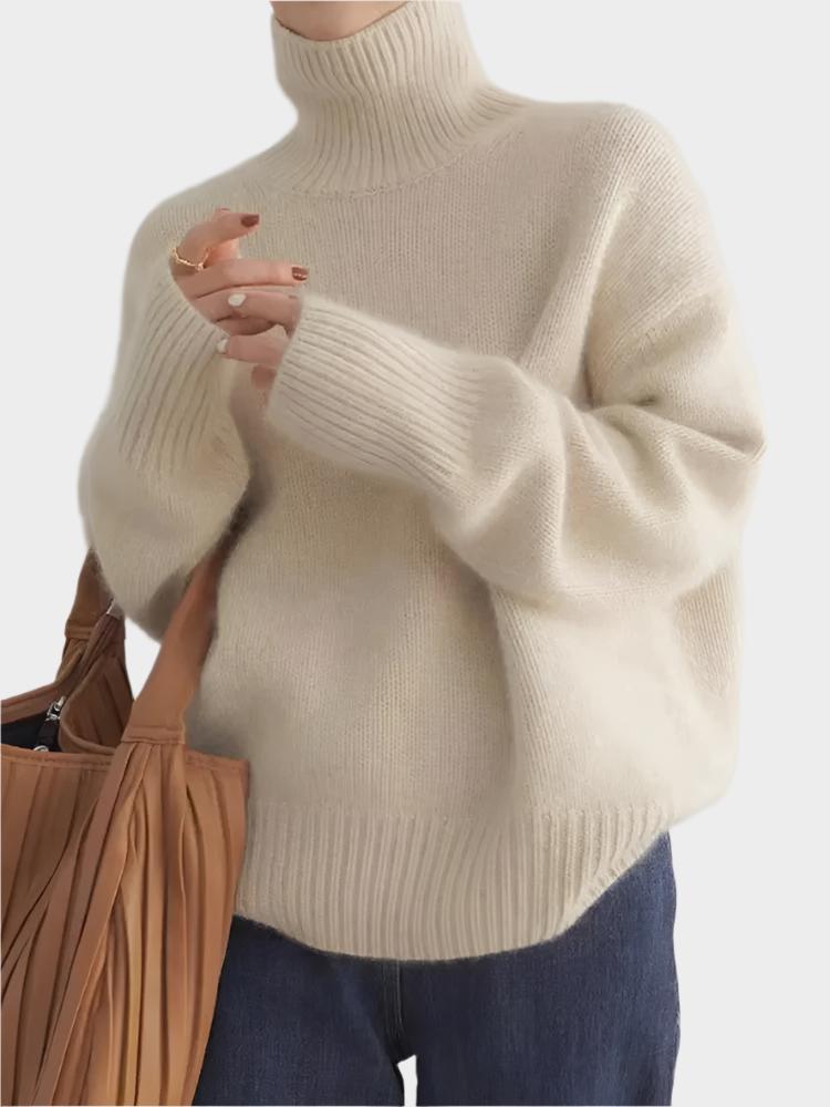 Milena™ - Comfortable Knitted High-Neck Jumper