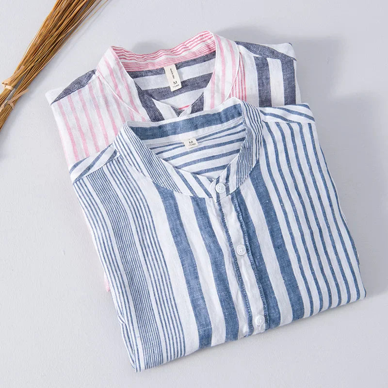 Edwin™ - Striped Linen Shirt