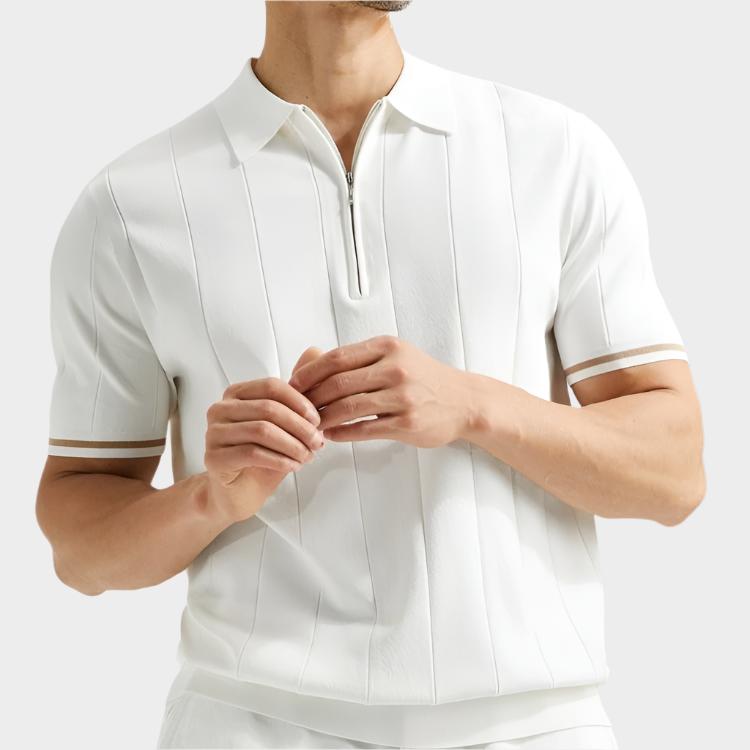 Troy™ - Half Zip Ripple Polo