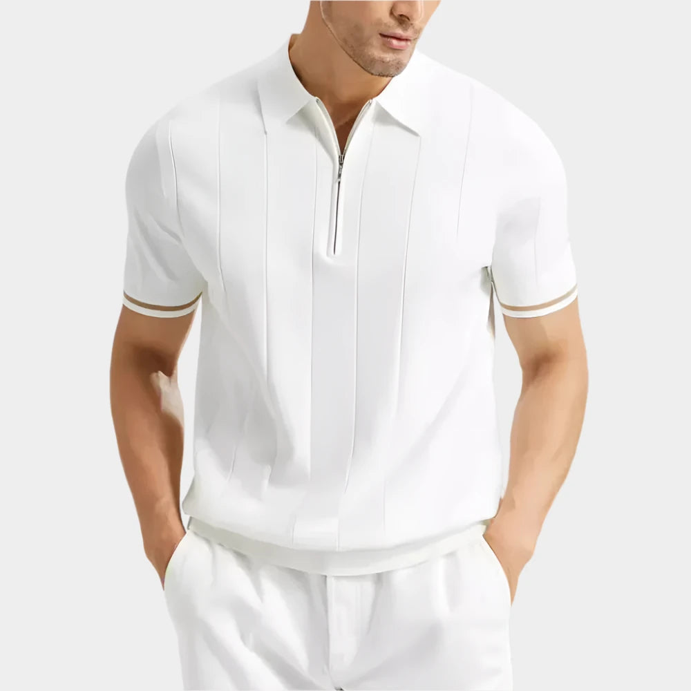 Troy™ - Half Zip Ripple Polo