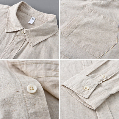 Edward™ - Buttoned Linen Shirt