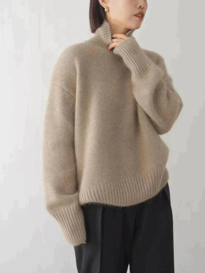 Milena™ - Comfortable Knitted High-Neck Jumper