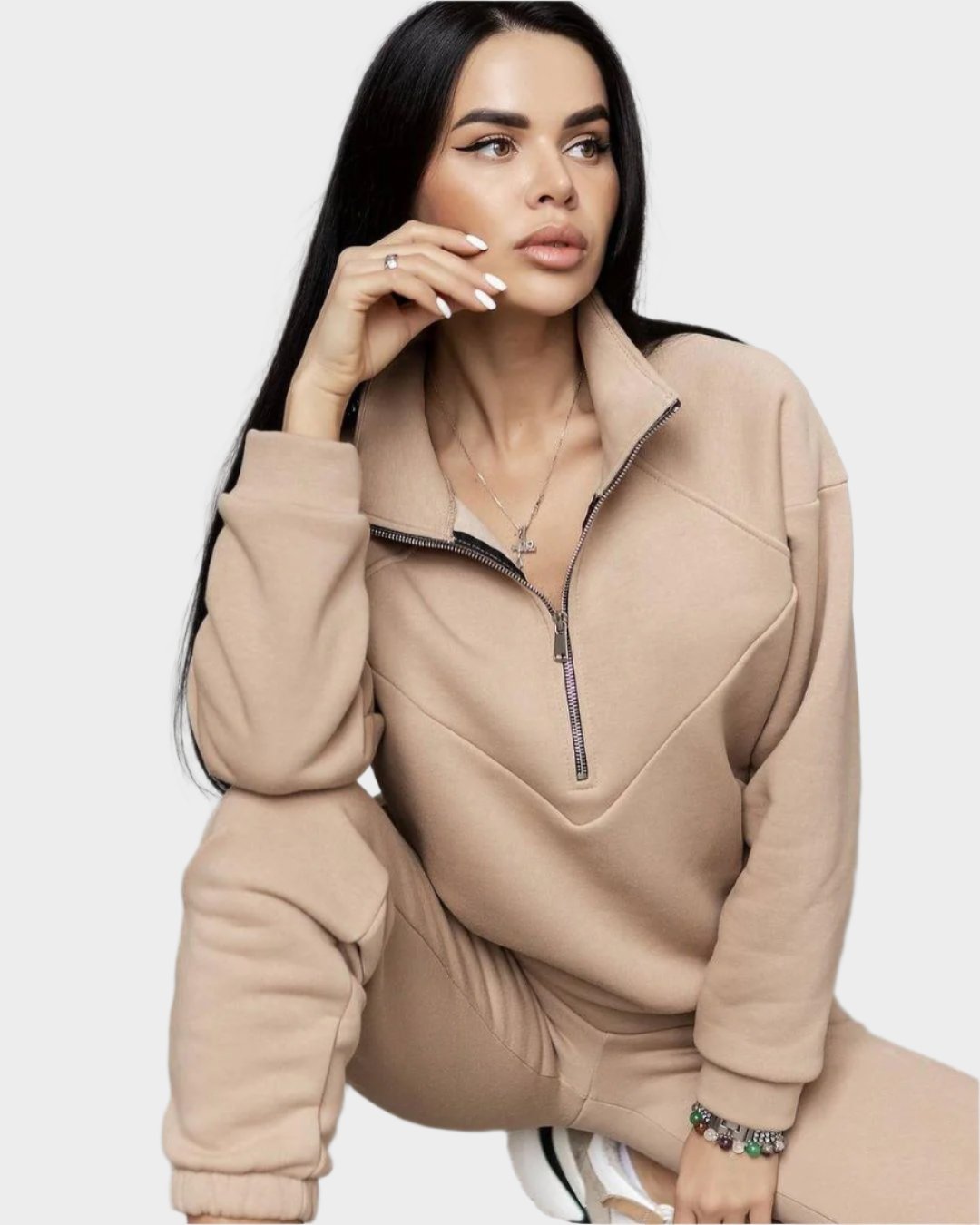 Jocelyn™ - Two Piece Tracksuit Fleece Set