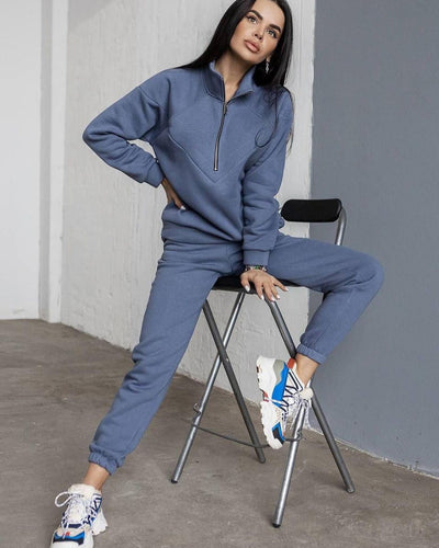 Jocelyn™ - Two Piece Tracksuit Fleece Set