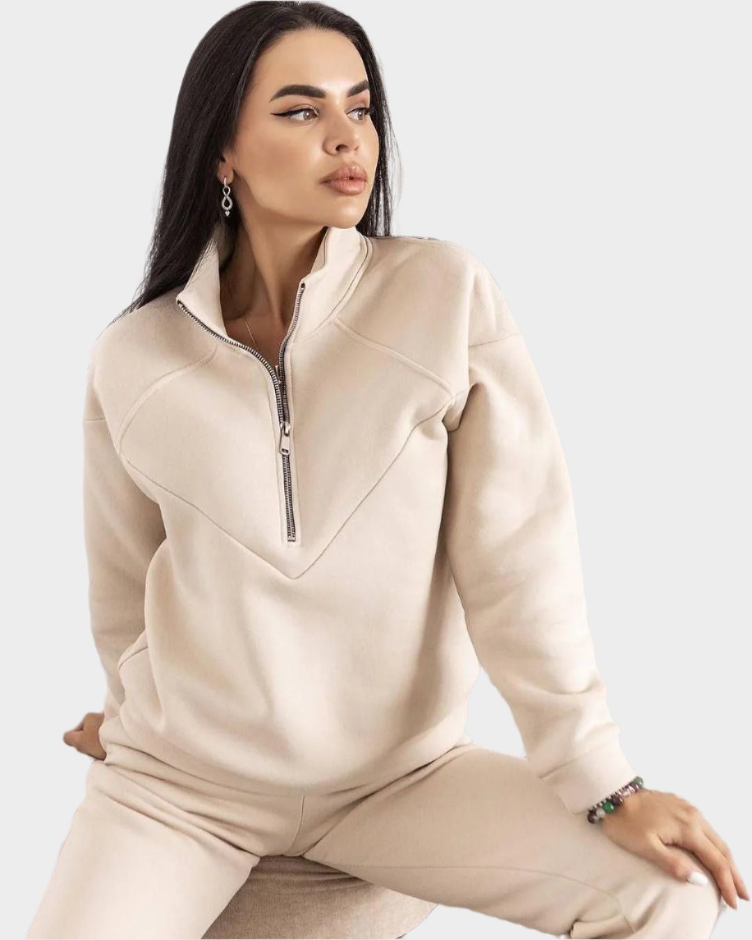 Jocelyn™ - Two Piece Tracksuit Fleece Set