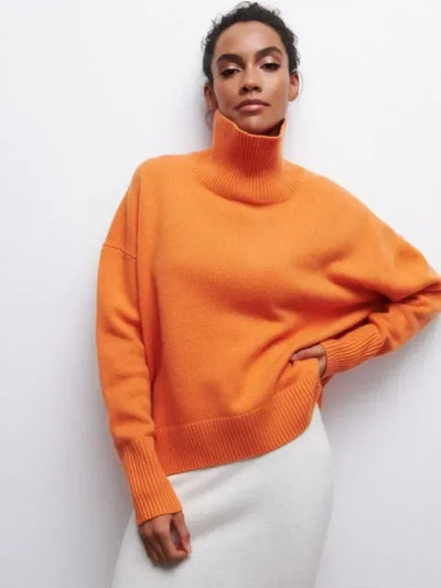 Olivia™ - Jumper with Turtle Neck