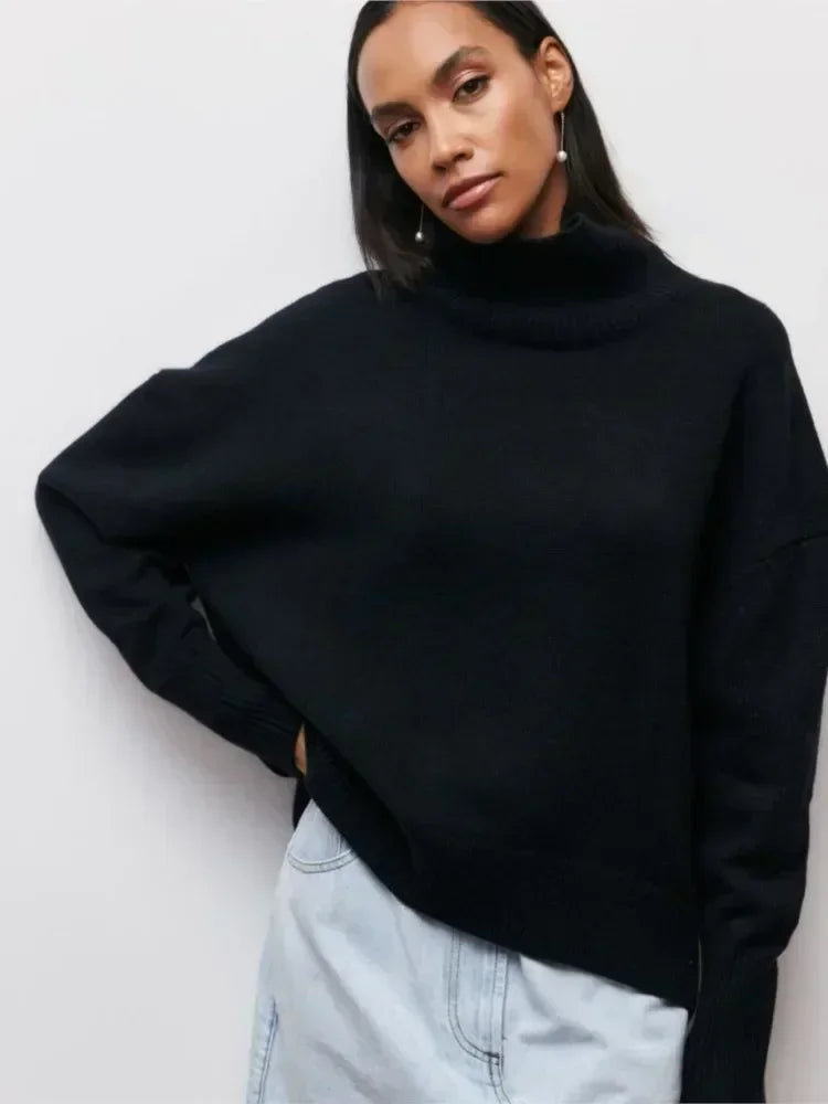 Olivia™ - Jumper with Turtle Neck