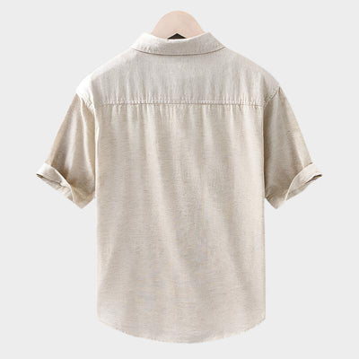 Rex™ - Short Sleeve Classic Linen Shirt