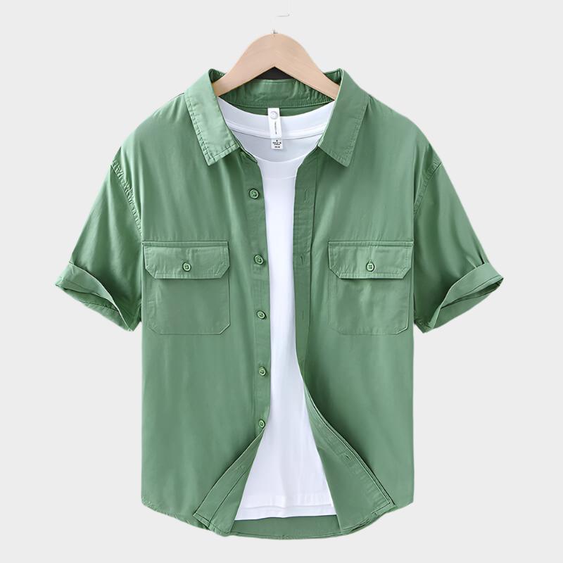 Leo™ - Short Sleeve Urban Cotton Shirt