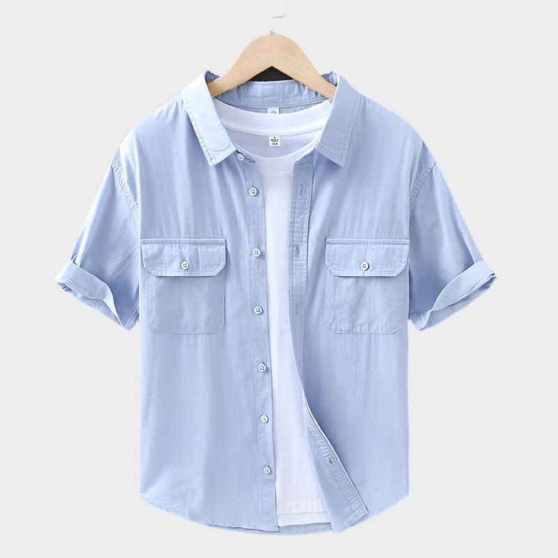 Leo™ - Short Sleeve Urban Cotton Shirt