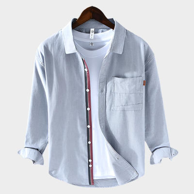 Thomas™ - Casual Fit Striped Cotton Shirt