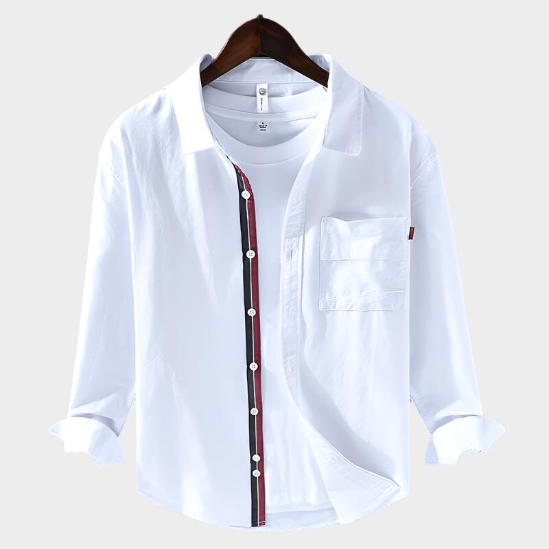 Thomas™ - Casual Fit Striped Cotton Shirt