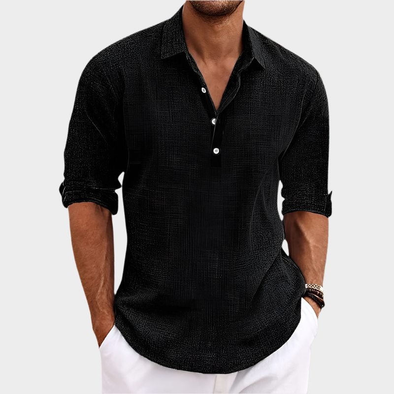 Raymond™ - Classic Half Buttoned Shirt