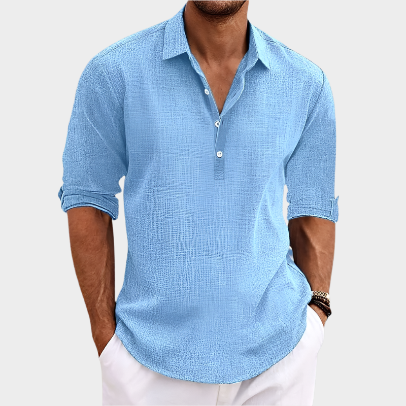 Raymond™ - Classic Half Buttoned Shirt