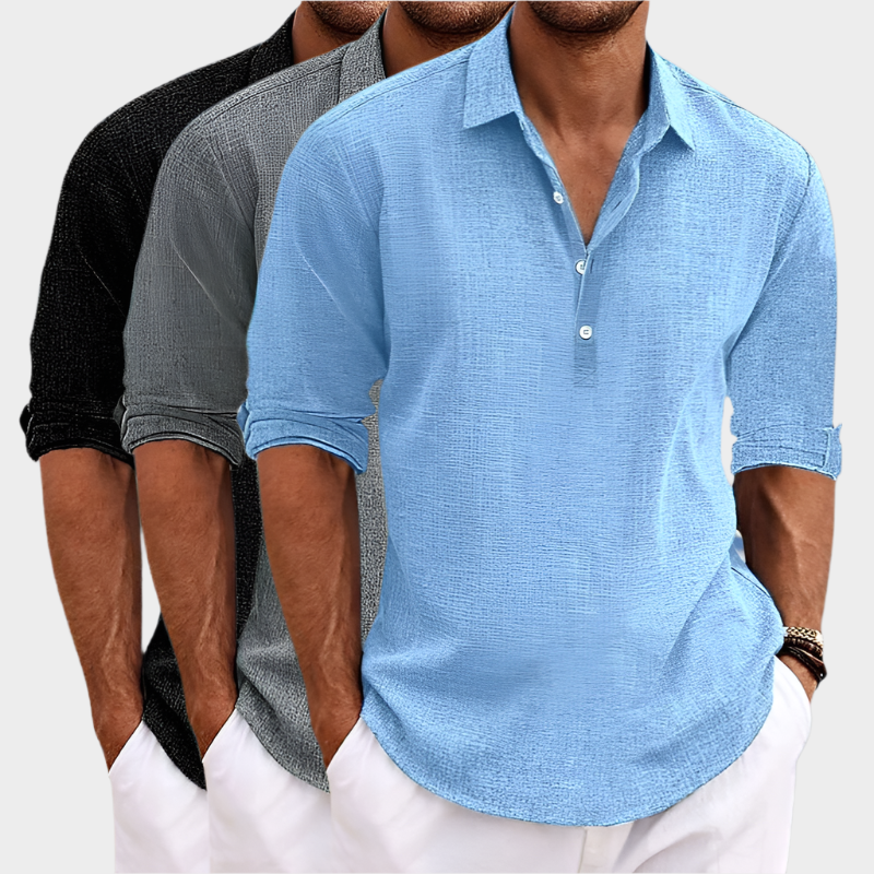 Raymond™ - Classic Half Buttoned Shirt