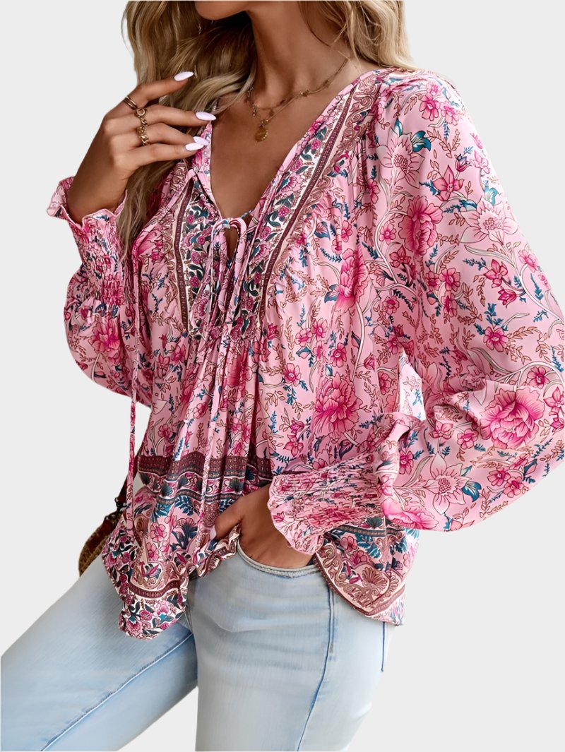 Leila™ - Floral Comfy Blouse