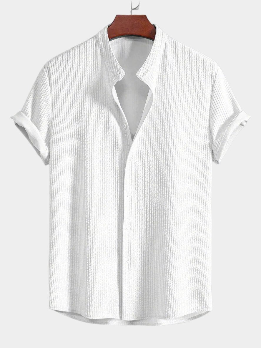 Edison™ - Ribbed Summer Collar Shirt