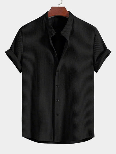 Edison™ - Ribbed Summer Collar Shirt