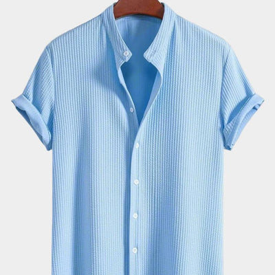 Edison™ - Ribbed Summer Collar Shirt